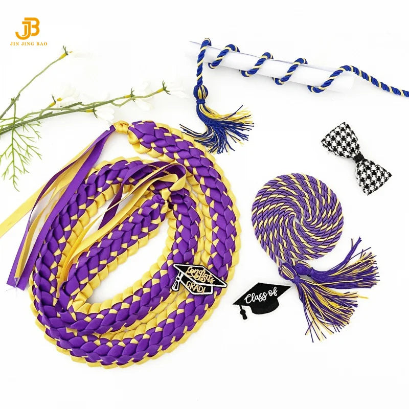 2025 Graduation Leis Ribbon 120CM Satin Ribbon Leis for College Back to School