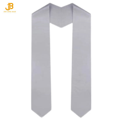 Unisex Children Plain Graduation Stole Sublimation Stole Blanks Adult Satin Sublimation Graduation Stoles Blanks