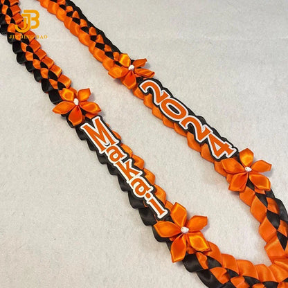 2025 New Graduation Lei Features 4 Floral Decorations Graduation Ceremonies and Parties Graduation Ribbon Leis