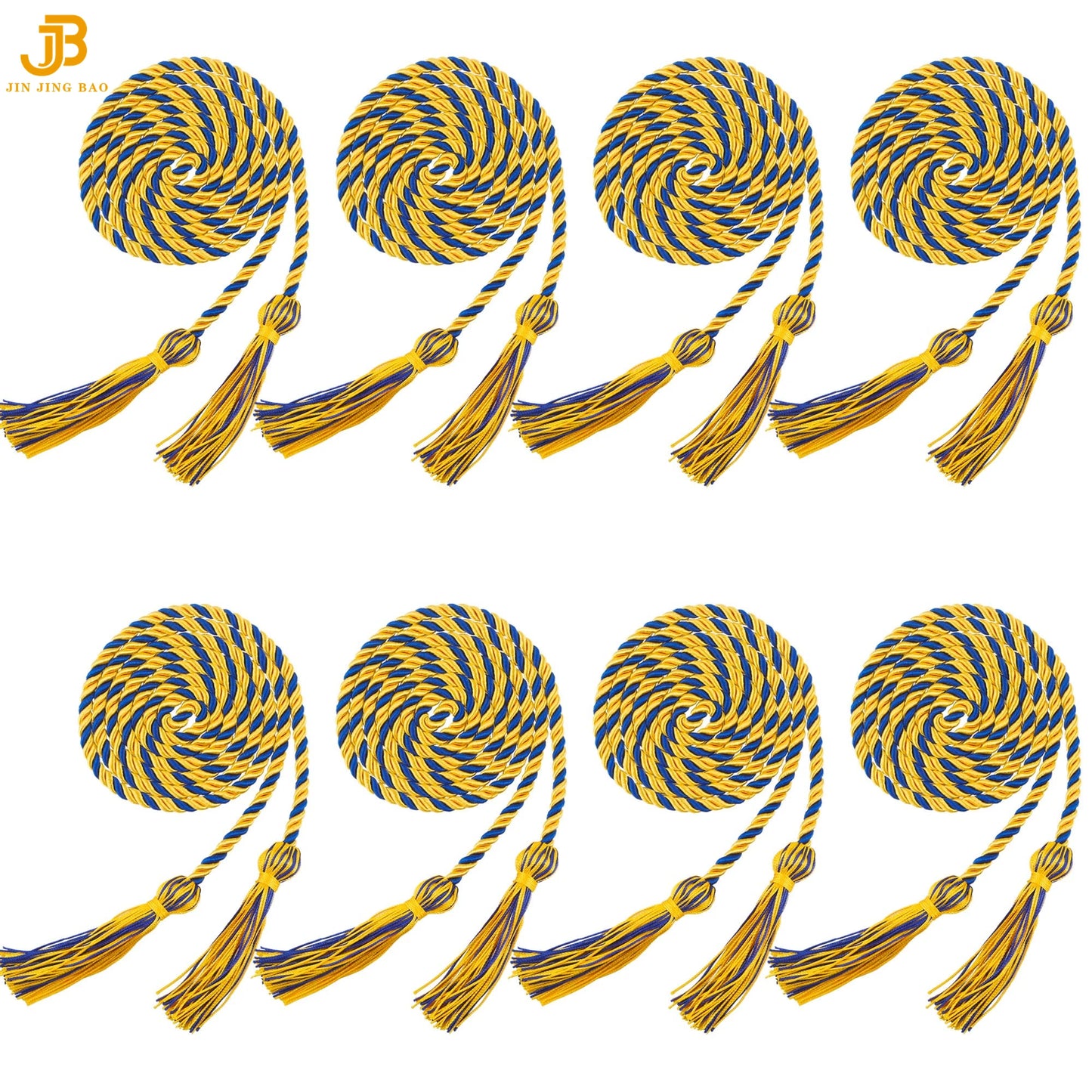 Wholesale in Stock High Quality Graduation Honor Ropes Cords Single and Two Mix Colors Honor Tassel Cord