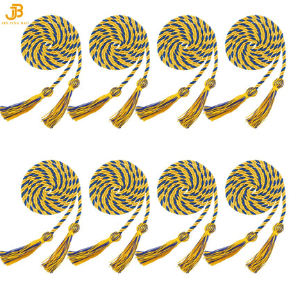 Wholesale in Stock High Quality Graduation Honor Ropes Cords Single and Two Mix Colors Honor Tassel Cord