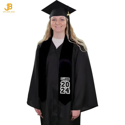 Customized Cheap Flag Satin Adult Student Graduation Sash Fashion Accessories for Ceremony Stole