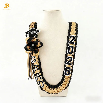 Hot Sale Graduation Leis for College High School Party Favor - Class of 2026 Gorgeous Graduation Ribbon Lei Necklace