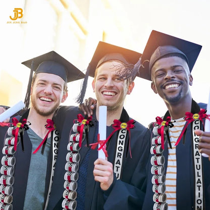 Custom Logo Polyester Ribbon Graduation Leis Source Factory Wholesale for Graduation Party