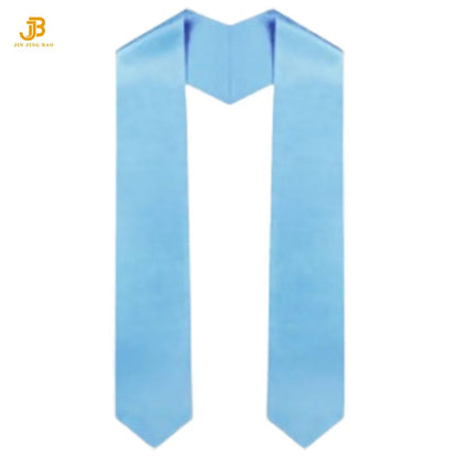 Stock Unisex Graduation Stole Sash Sublimation Stoles for Graduation Adult Plain Blank Plain Scarf Stole