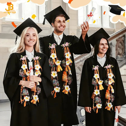 70 Inch Hawaiian Graduation Candy Lei Class of 2026 with Sachet Bags Graduation Lei for Grad Senior High College School Gift