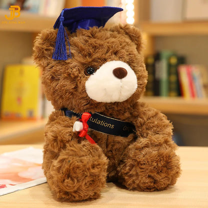Wholesale Custom Cute Soft School Graduation Gifts Stuffed Plush Teddy Bear Toys