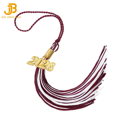 Black & Gold Graduation Tassels Multicolor Polyester for Graduation Accessory Decorations