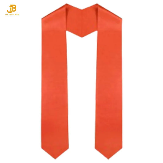 Stock Unisex Graduation Stole Sash Sublimation Stoles for Graduation Adult Plain Blank Plain Scarf Stole