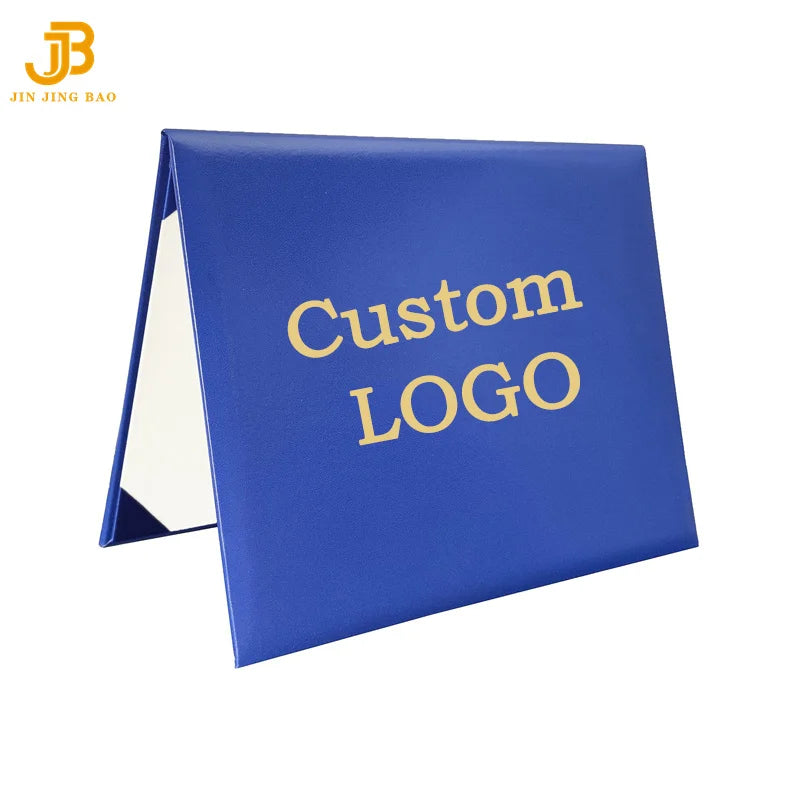 Custom Cover Certificate Printing College Degree Graduation Diploma University Certificate Cover Navy Blue