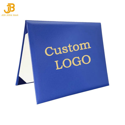 Custom Cover Certificate Printing College Degree Graduation Diploma University Certificate Cover Navy Blue
