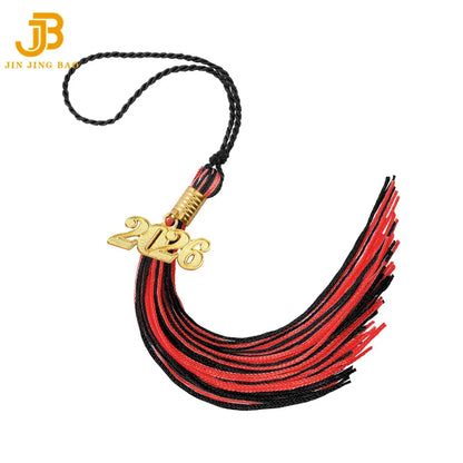 Black & Gold Graduation Tassels Multicolor Polyester for Graduation Accessory Decorations