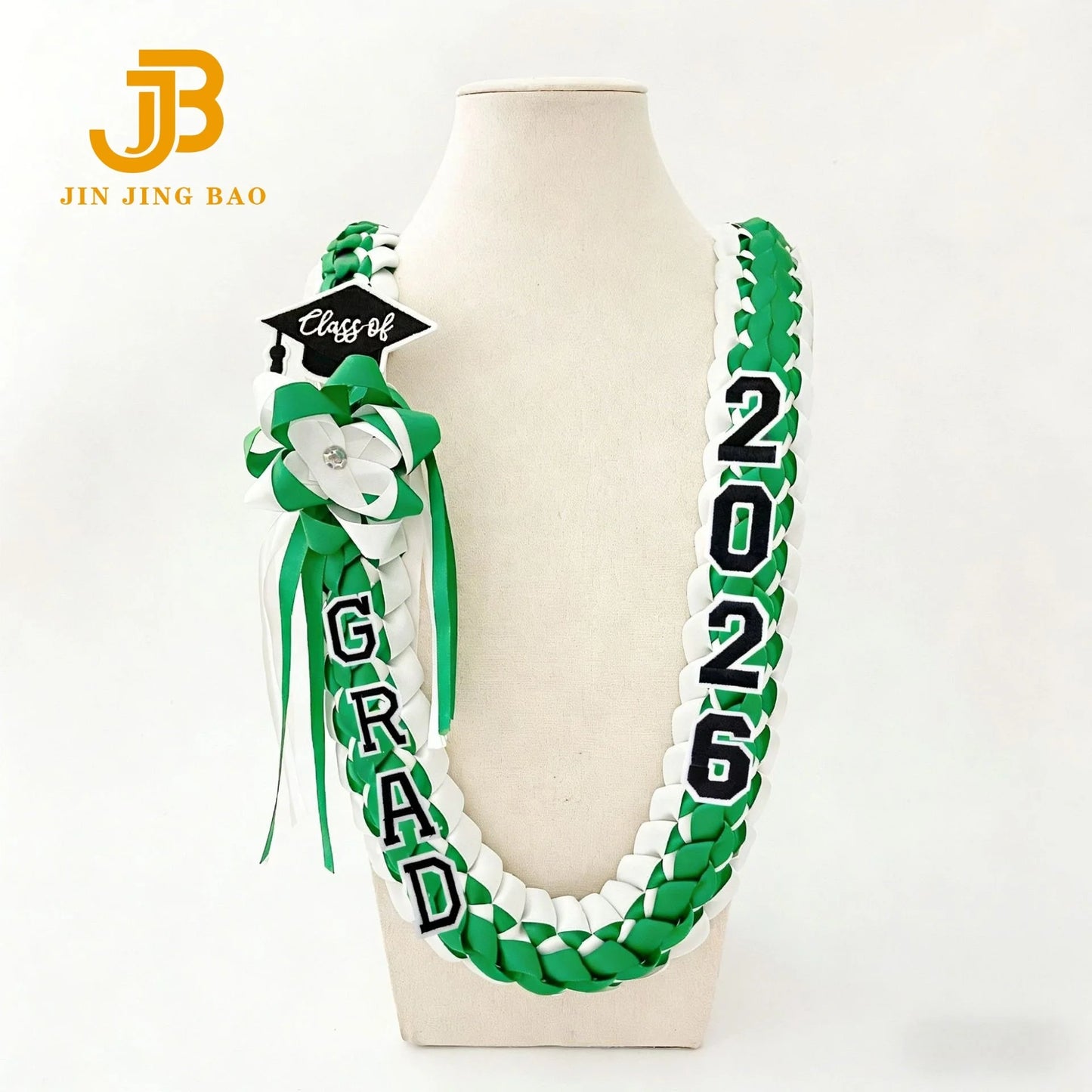 Wholesale Unisex Graduation Ribbon Lei Necklace Honor Cord Braided Design Polyester Material-2026 Graduation Gift Party