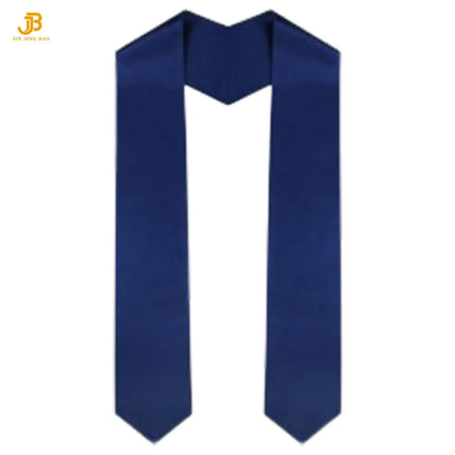Stock Unisex Graduation Stole Sash Sublimation Stoles for Graduation Adult Plain Blank Plain Scarf Stole