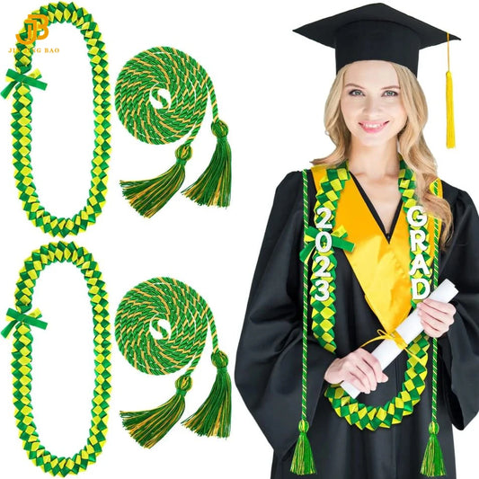 Wholesale 2025 Graduation Ribbon Leis Necklace Gifts Party Accessories for Women Men Graduation School College