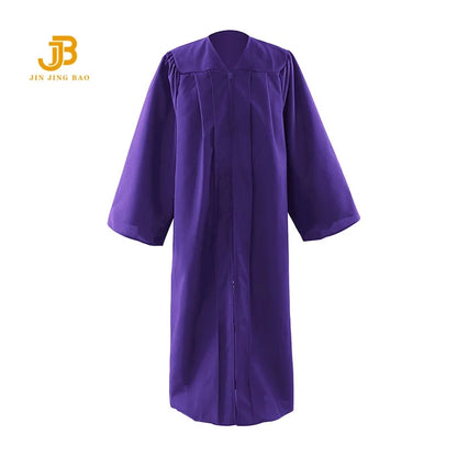 Wholesale Adult Choir Robes 100% Polyester Graduation Gowns 12 Colors Matte College Grad Gown for High School Dress