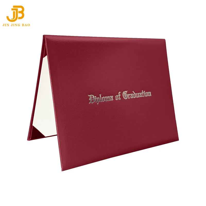 Custom Cover Certificate Printing College Degree Graduation Diploma University Certificate Cover Navy Blue