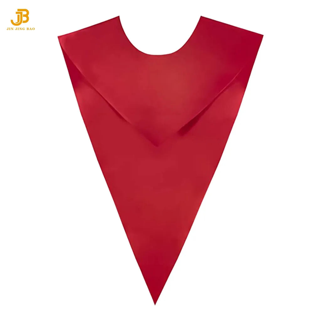 Factory Supply Unisex Fashion Choir Stole for Adults Church Solid Color Satin
