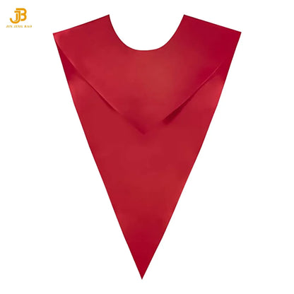 Factory Supply Unisex Fashion Choir Stole for Adults Church Solid Color Satin