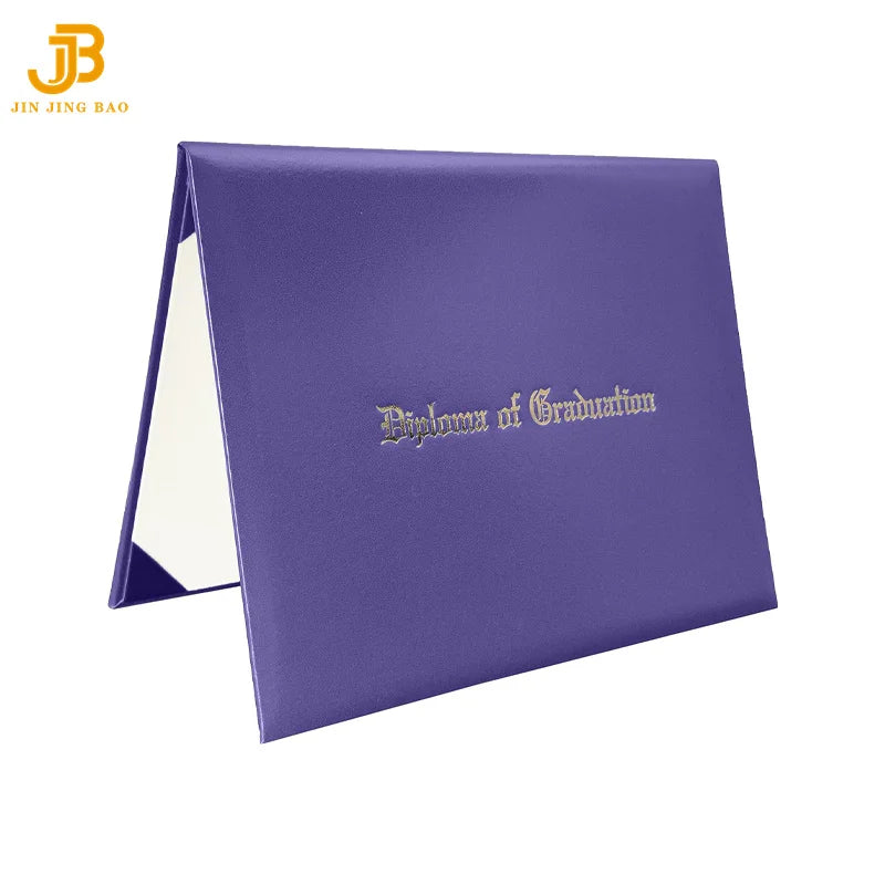 Custom Cover Certificate Printing College Degree Graduation Diploma University Certificate Cover Navy Blue