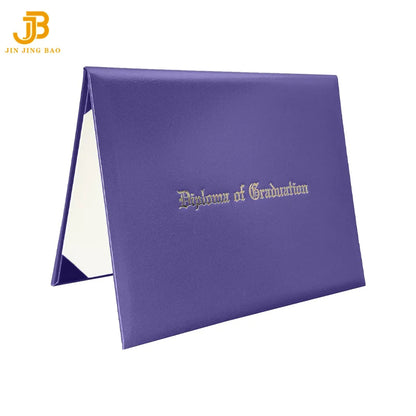 Custom Cover Certificate Printing College Degree Graduation Diploma University Certificate Cover Navy Blue