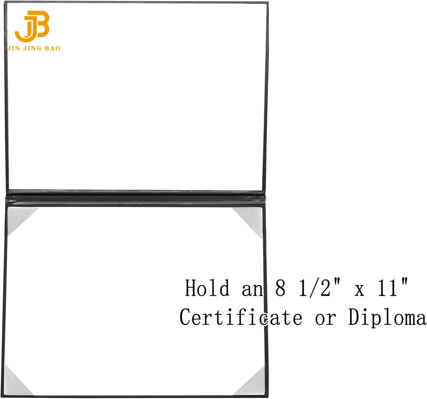 Customized A5 Size PU Leather Folder Welcome Imitation Leather Plain Diploma Graduation Cover Personalized Certificate Holder
