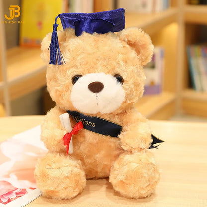 Wholesale Custom Cute Soft School Graduation Gifts Stuffed Plush Teddy Bear Toys