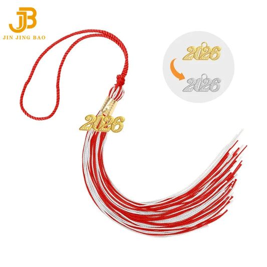 Black & Gold Graduation Tassels Multicolor Polyester for Graduation Accessory Decorations