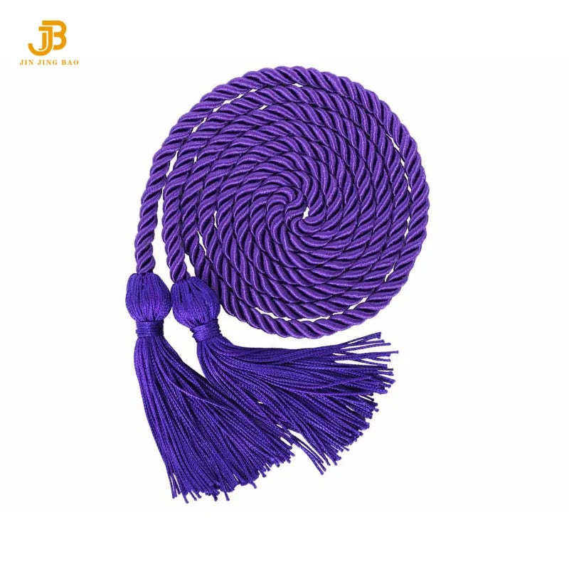 Cords Sky Blue&White Solid Color Graduation Honor Cords Graduation Cords