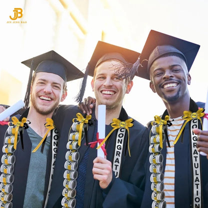 Custom Polyester Ribbon Flower Leis Wholesale Graduation Birthday Necklace with Logo Support