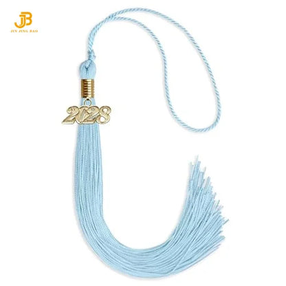 Wholesale White Silky Decorative Tassels Accessories Curtain Tassel Fringe 2025 Graduation Tassel for Clothes