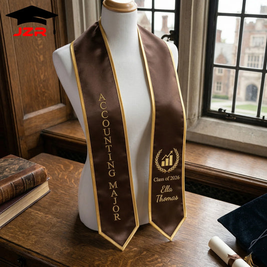 Direct Manufacturer Grad Sash Custom Print & Embroidery Graduation Ceremony Accessory