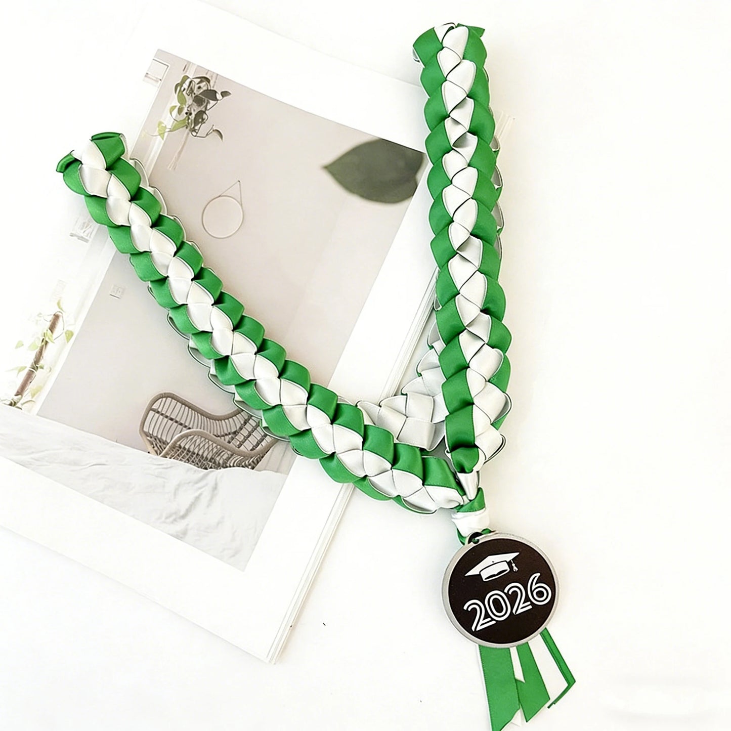 High Quality Wholesale Graduation Ribbon Garland Braided Collar Band Comfortable Ribbon Leis