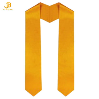 Wholesale Stoles Graduation Sash Digital Printing Woven Adults White School Bags Uniform With Trim