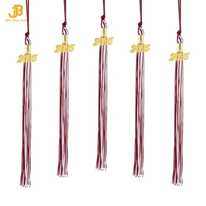 New Hot Selling Wholesale Multi-color 2025 Graduation Tassel Jewelry Doctoral Hat Graduation Rope Handmade Hat Tassel