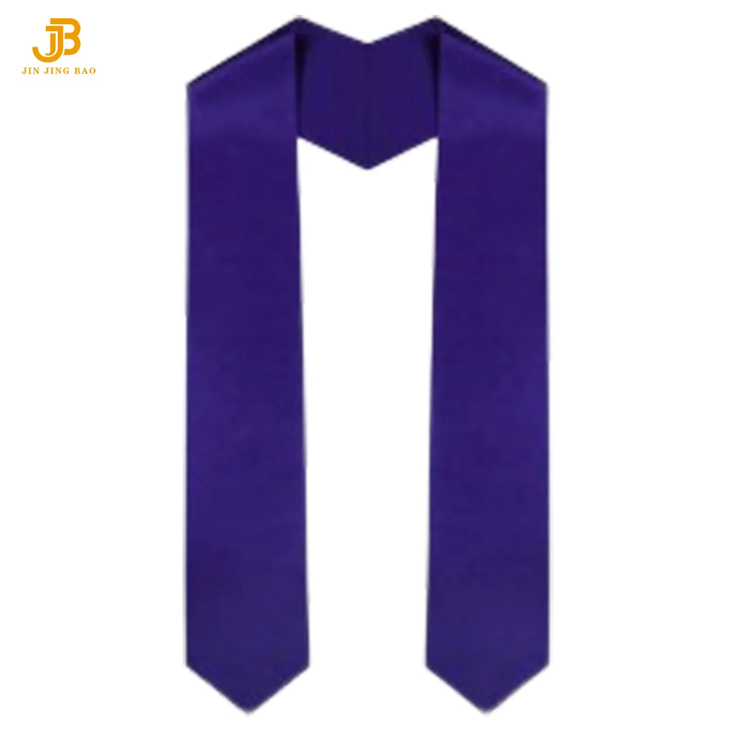 100% Polyester Satin Finish Red Color Plain Satin Graduation Honor Stoles or Sashes