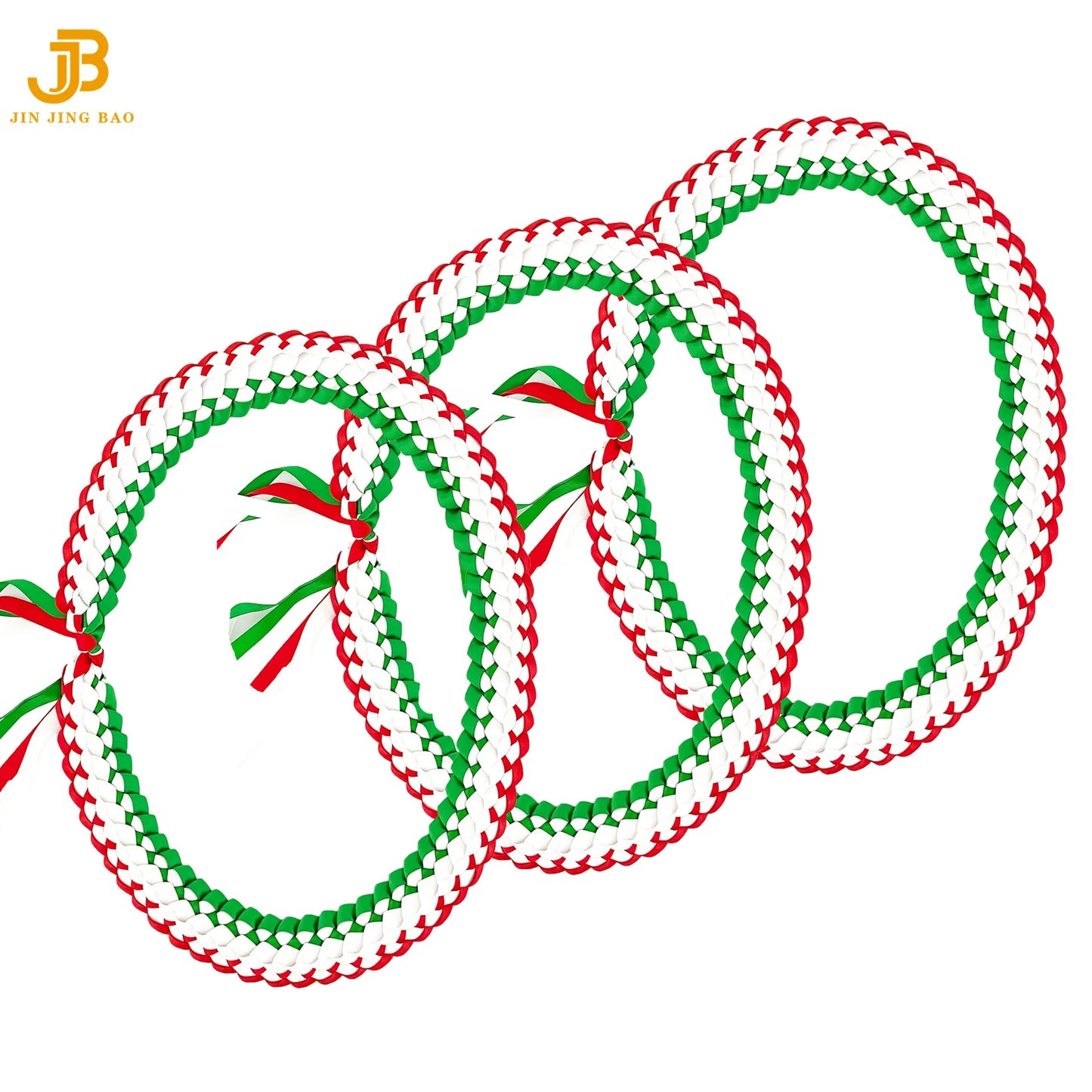 Lei Home Enhancements Necklace with Ribbon Bow Closure Graduation Gift Men Women Kids Party Accessories Hawaii Flower Lei