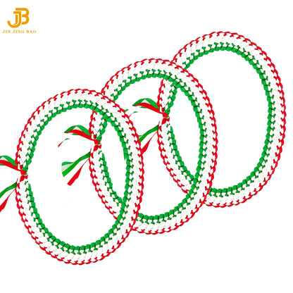 Lei Home Enhancements Necklace with Ribbon Bow Closure Graduation Gift Men Women Kids Party Accessories Hawaii Flower Lei