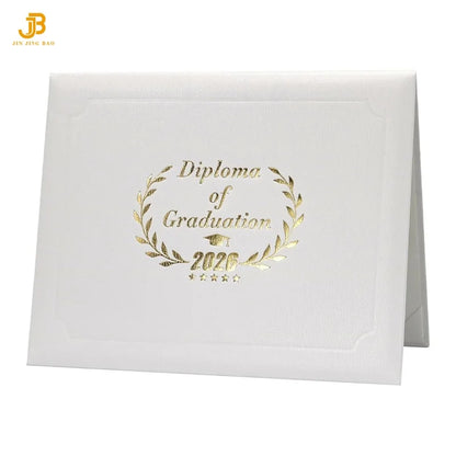 Graduation Diploma Cover Class of 2026 for 8.5x11 Certificate Holder Grain Leather