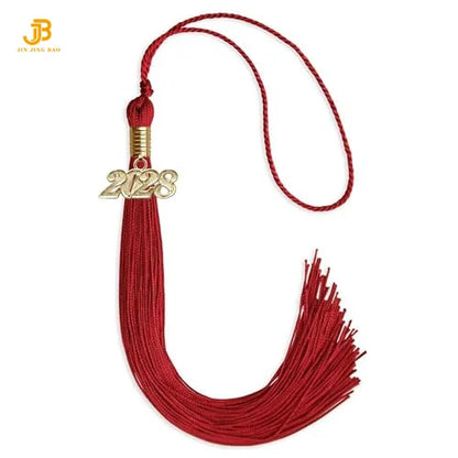 Wholesale White Silky Decorative Tassels Accessories Curtain Tassel Fringe 2025 Graduation Tassel for Clothes