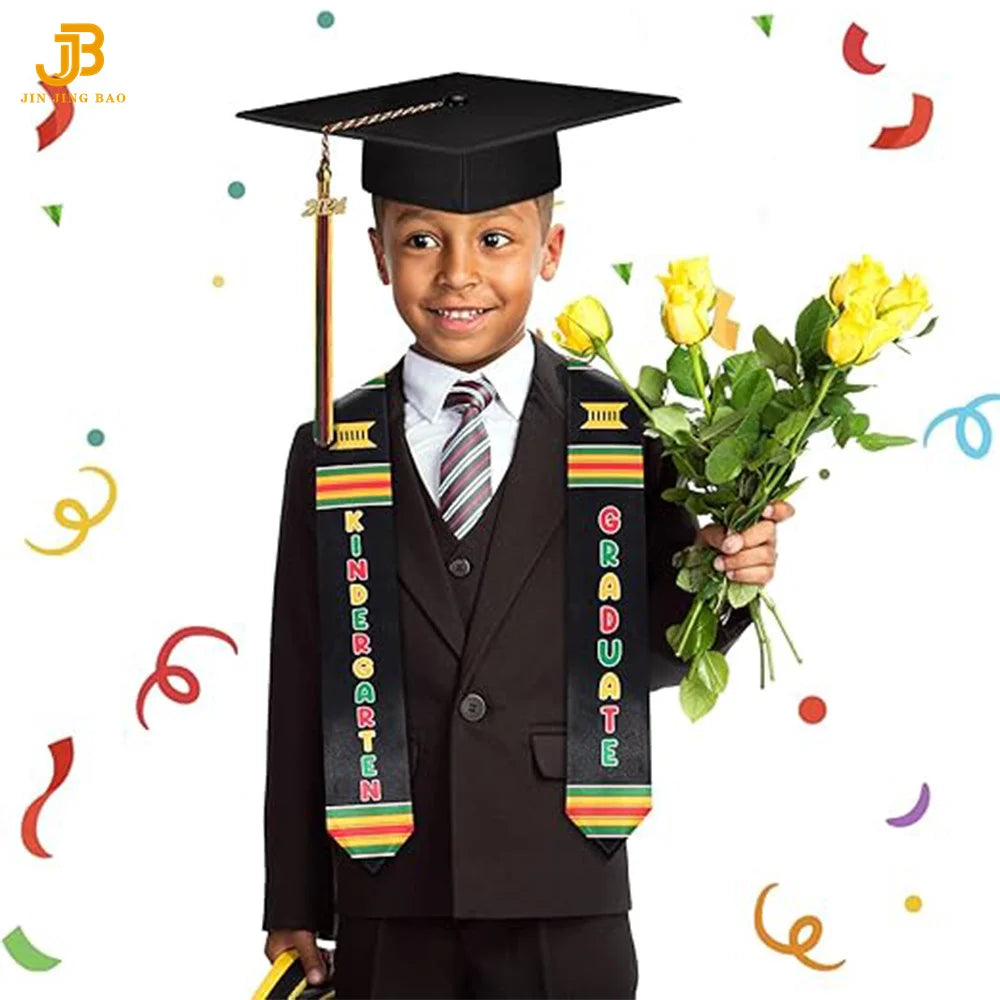 2025 Printed Graduation Stole and Cap for Graduation Graduation Sash Braided Custom