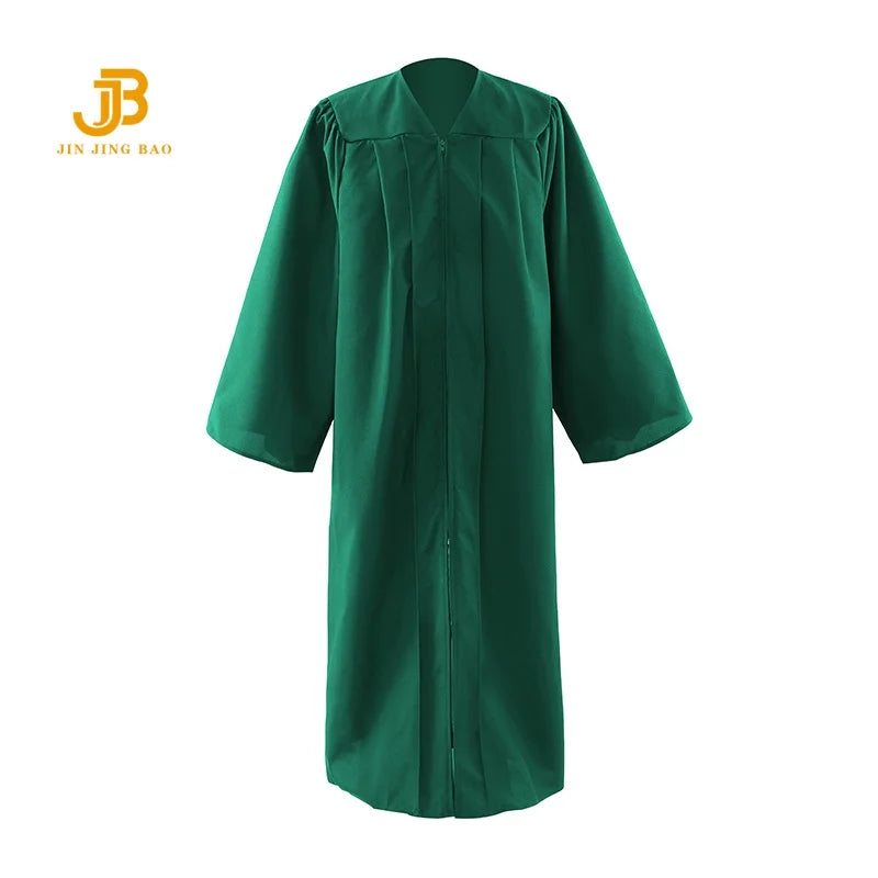 Wholesale Adult Choir Robes 100% Polyester Graduation Gowns 12 Colors Matte College Grad Gown for High School Dress