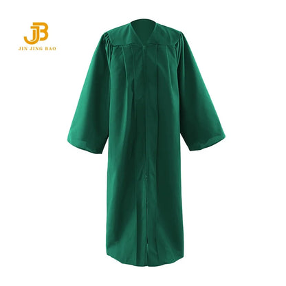 Wholesale Adult Choir Robes 100% Polyester Graduation Gowns 12 Colors Matte College Grad Gown for High School Dress