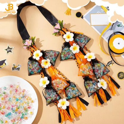 70 Inch Hawaiian Graduation Candy Lei Class of 2026 with Sachet Bags Graduation Lei for Grad Senior High College School Gift