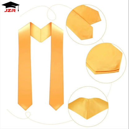 2026 Factory Custom Wholesale Bachelor Graduation Gowns Adult US Style Graduation Gown and Cap with Golden Stole & Honor Cord