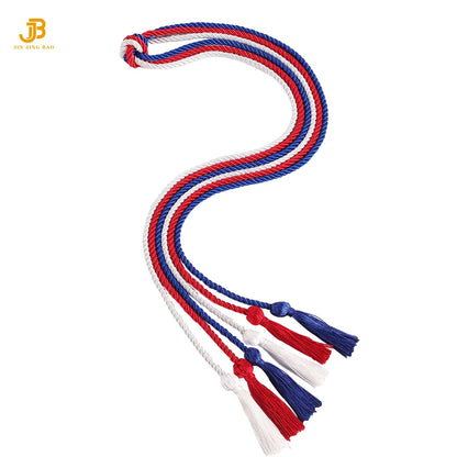 2025 Graduation Honor Cords Bulk Wholesale Honor Cord for Grad Days Custom Single Two Colors With Tassel