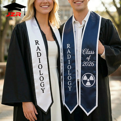 Small MOQ Custom Embroidered Graduation Shawl Non-fade Printing Factory Straight Wholesale for Colleges