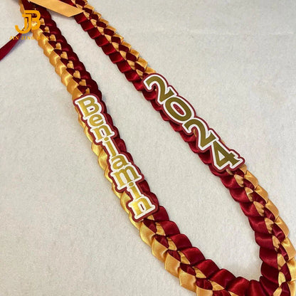 2025 New Graduation Lei Features 4 Floral Decorations Graduation Ceremonies and Parties Graduation Ribbon Leis