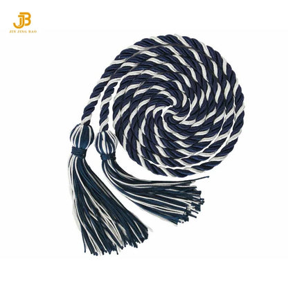 Cords Sky Blue&White Solid Color Graduation Honor Cords Graduation Cords