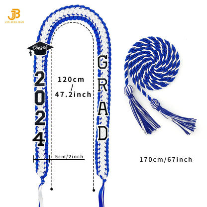 2025 Graduation Leis Ribbon 120CM Satin Ribbon Leis for College Back to School